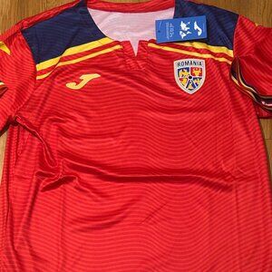 ROMANIA National Soccer Team JERSEY Men's Sz M,L,XL,2XL New w tags  by Joma